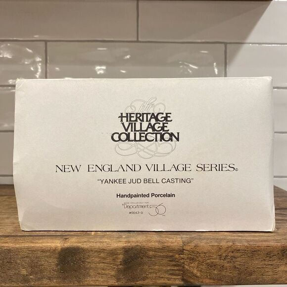 Department 56 Yankee Jud Bell Casting New England Village #5643-0 Heritage - Picture 11 of 11